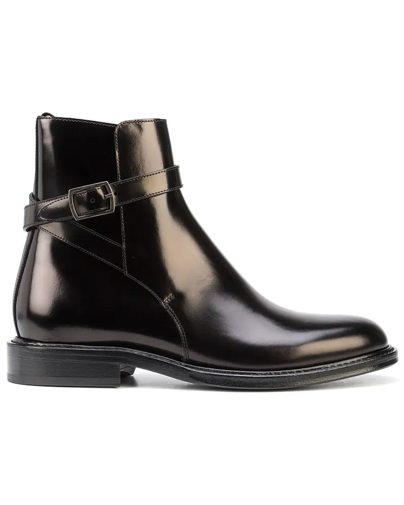 Saint Laurent Army Stiefeletten 20mm - Schwarz Schwarz