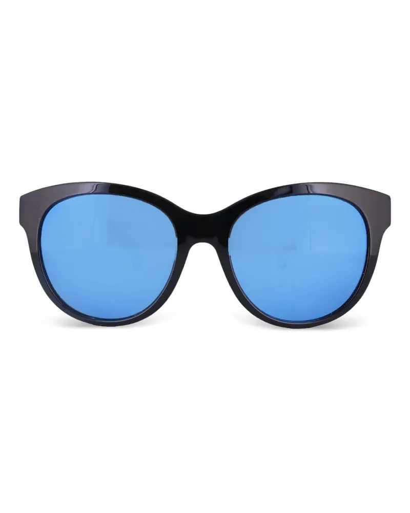 MCM Sonnenbrille mit rundem Gestell - Schwarz Schwarz
