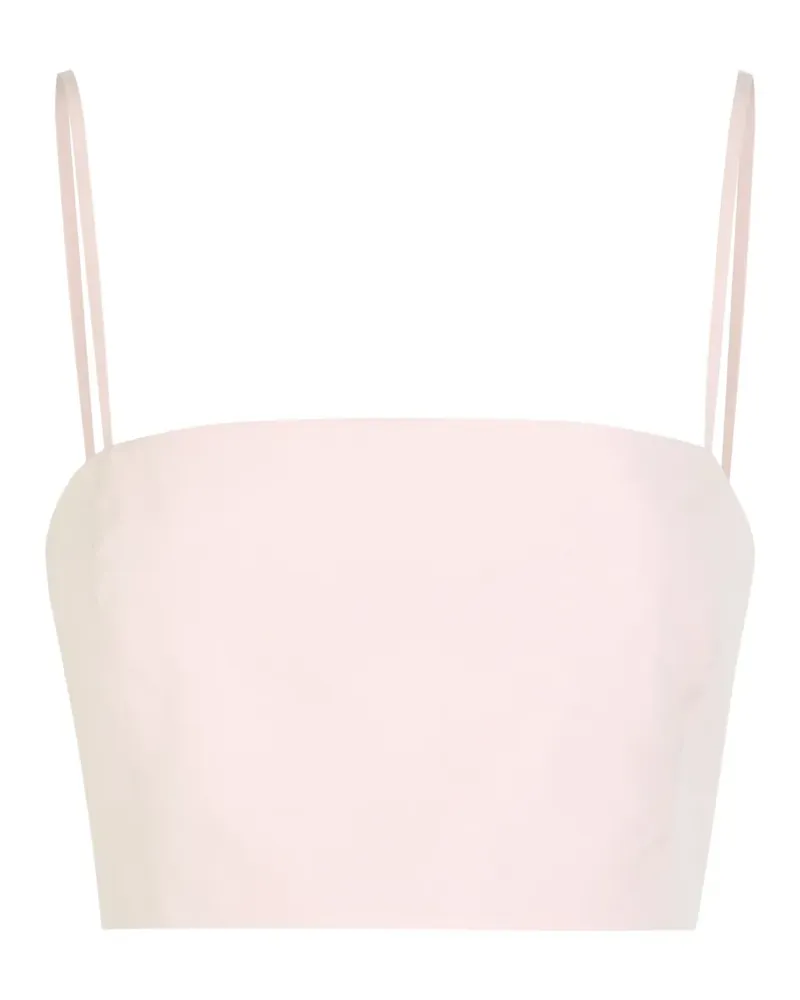 Gabriela Hearst Nadir cropped top - Rosa Rosa