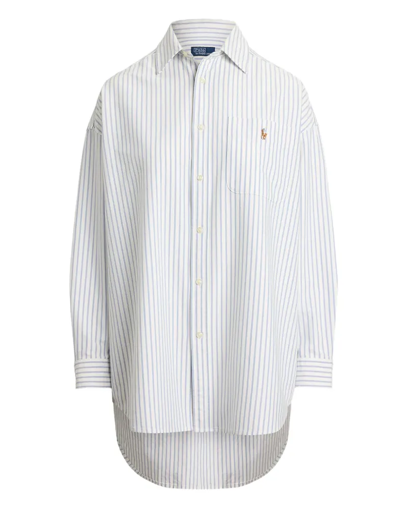 Ralph Lauren The Big Striped Hemd - Weiß Weiß