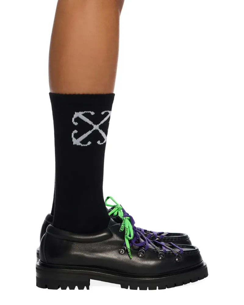 OFF-WHITE Heritage lace-up heritage loafers - Schwarz Schwarz