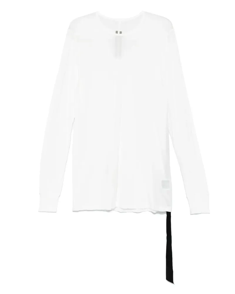 DRKSHDW by Rick Owens Langarmshirt mit Schnürung - Weiß Weiß