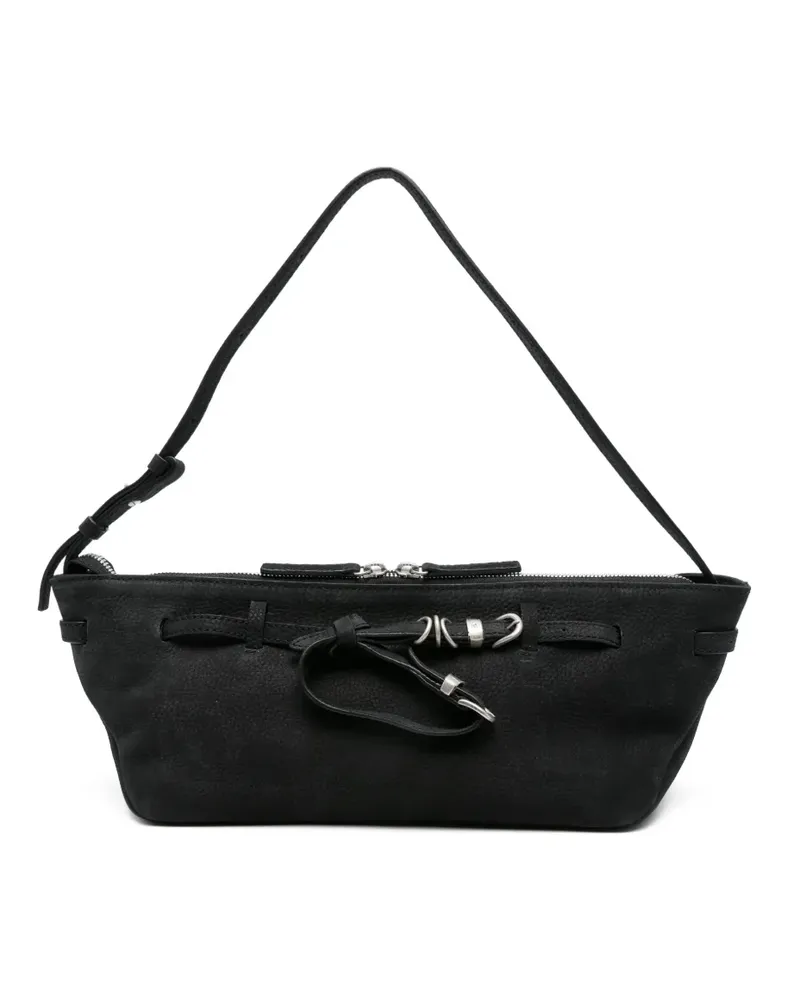 Marge Sherwood Schultertasche mit Kordelzug - Schwarz Schwarz