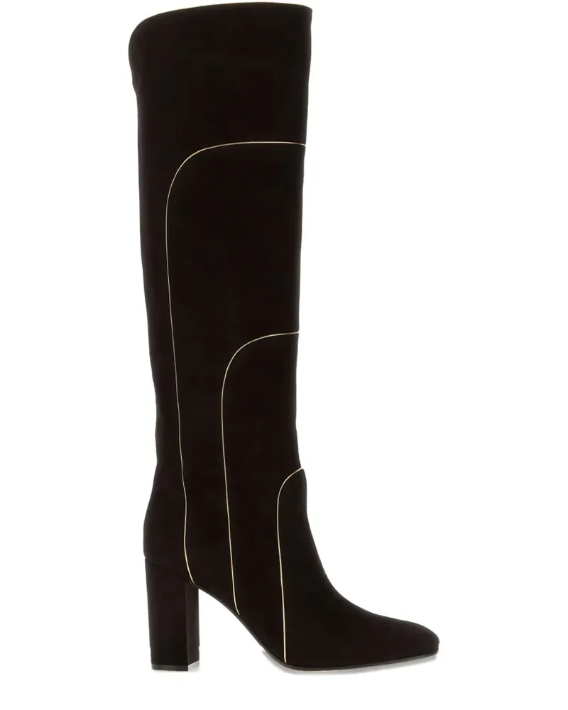 Gianvito Rossi Juliette Stiefel aus Wildleder 80mm - Braun Braun