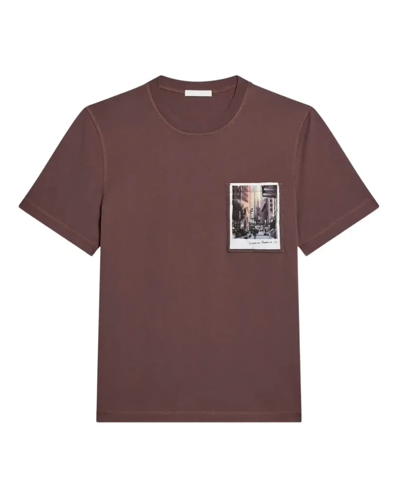 Helmut Lang Postcard T-Shirt - Braun Braun