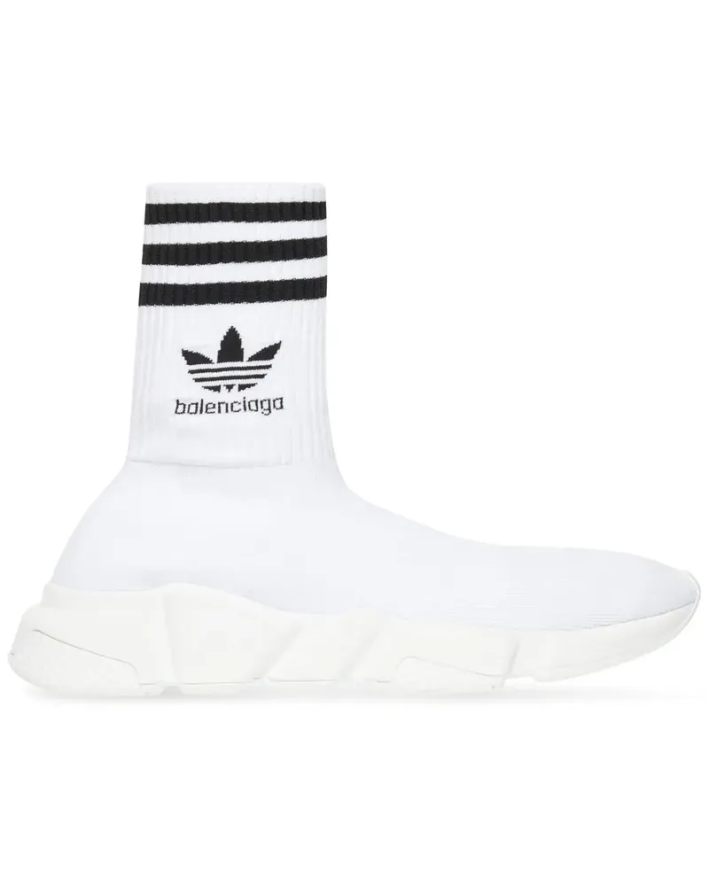 Balenciaga x adidas Speed High-Top-Sneakers - Weiß Weiß