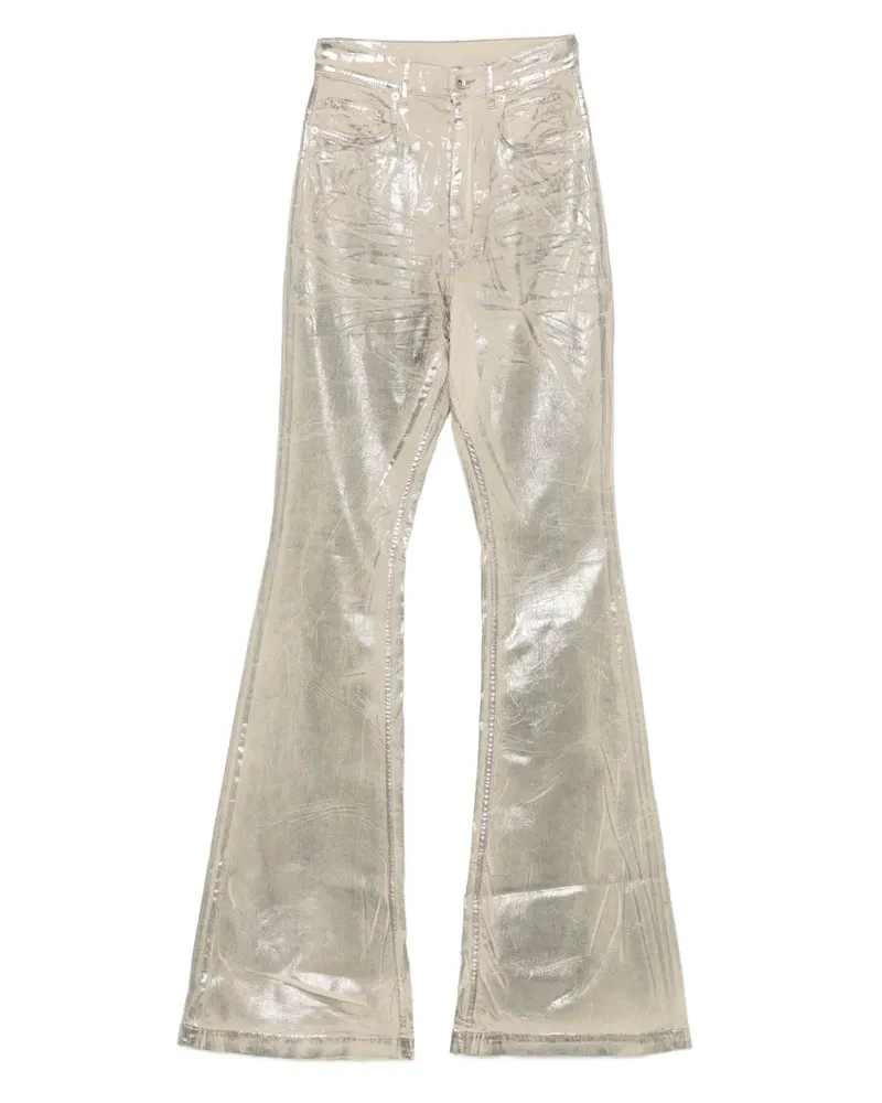 DRKSHDW by Rick Owens Bolan Jeans im Metallic-Look - Grün Grün