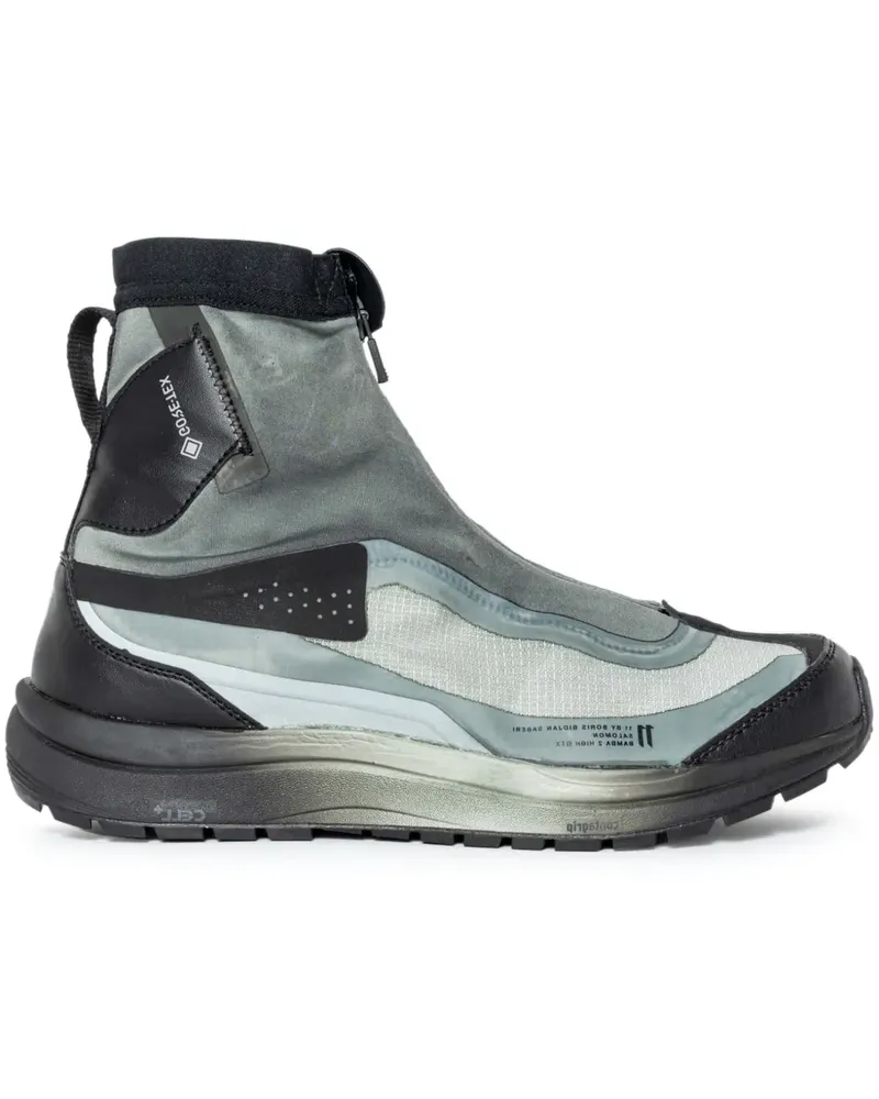 Boris Bidjan Saberi High-Top-Sneakers mit Reißverschluss - Grau Grau