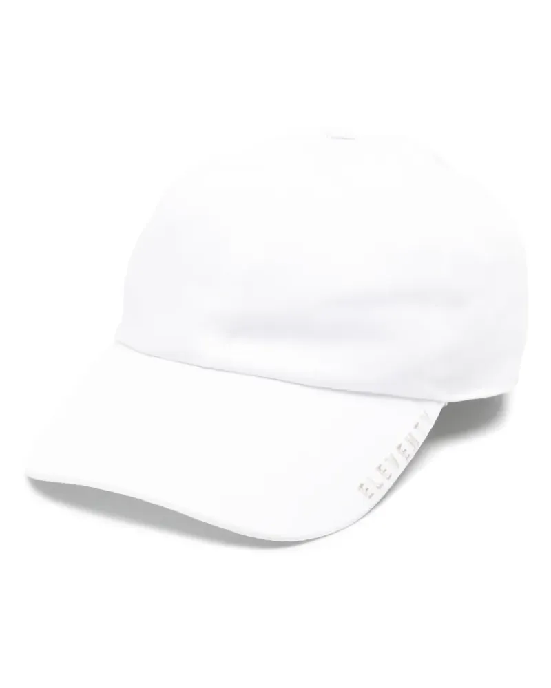 Eleventy Baseballkappe mit Logo - Weiß Weiß