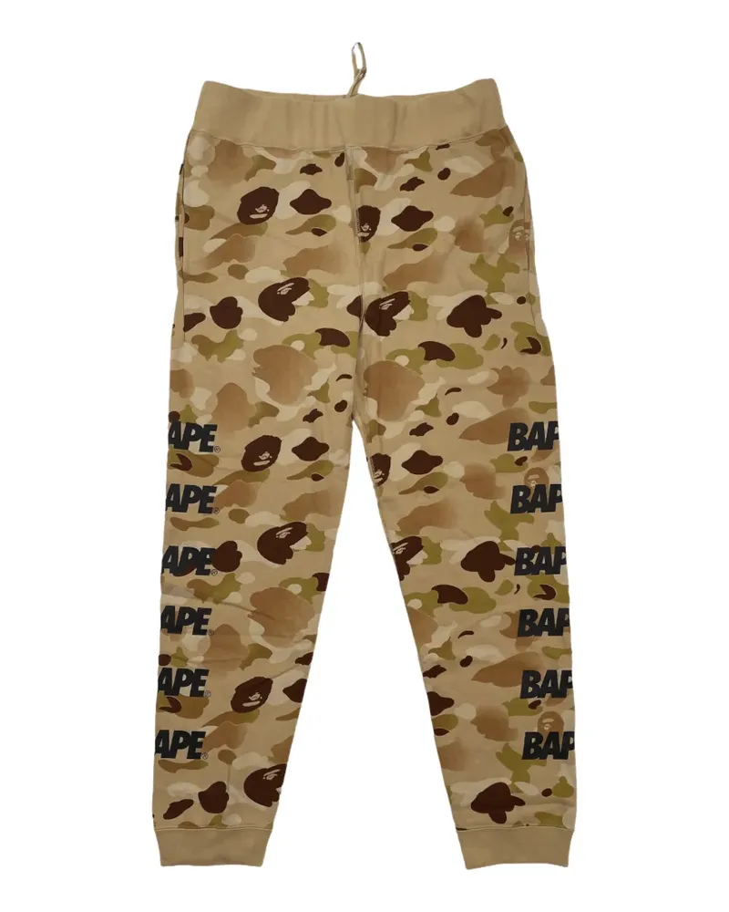 BAPE Ape Camo logo-print track pants - Grün Grün