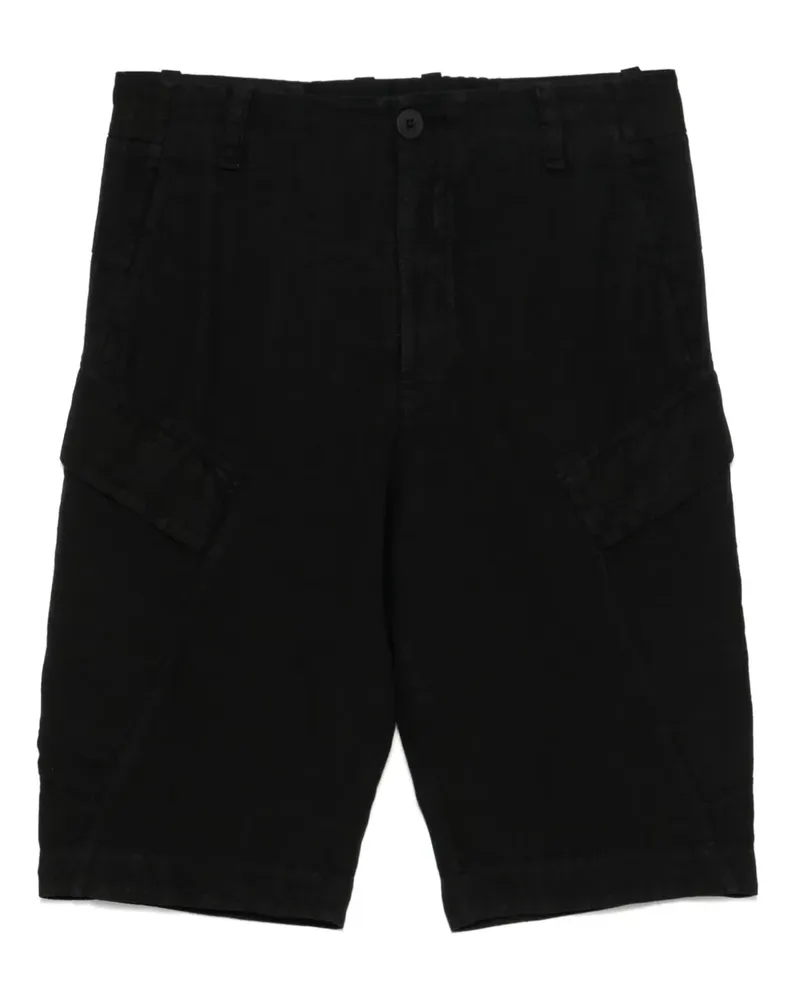 TRANSIT Klassische Cargo-Shorts - Schwarz Schwarz
