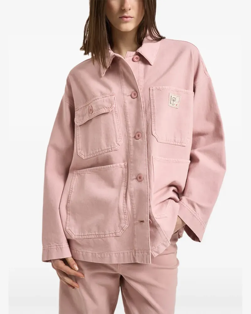 Max Mara Mantel mit aufgesetzten Taschen - Rosa Rosa