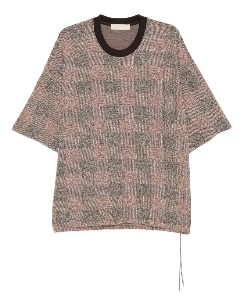 Mastermind World T-Shirt mit Logo-Stickerei - Braun Braun