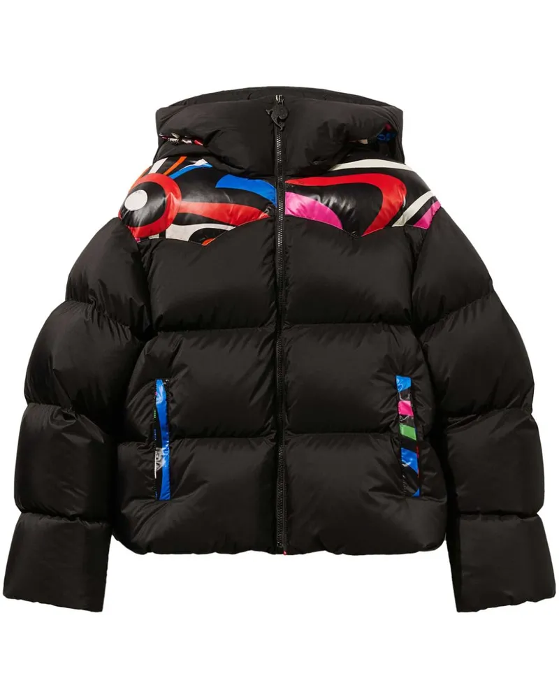 Emilio Pucci Gesteppte Daunenjacke - Schwarz Schwarz