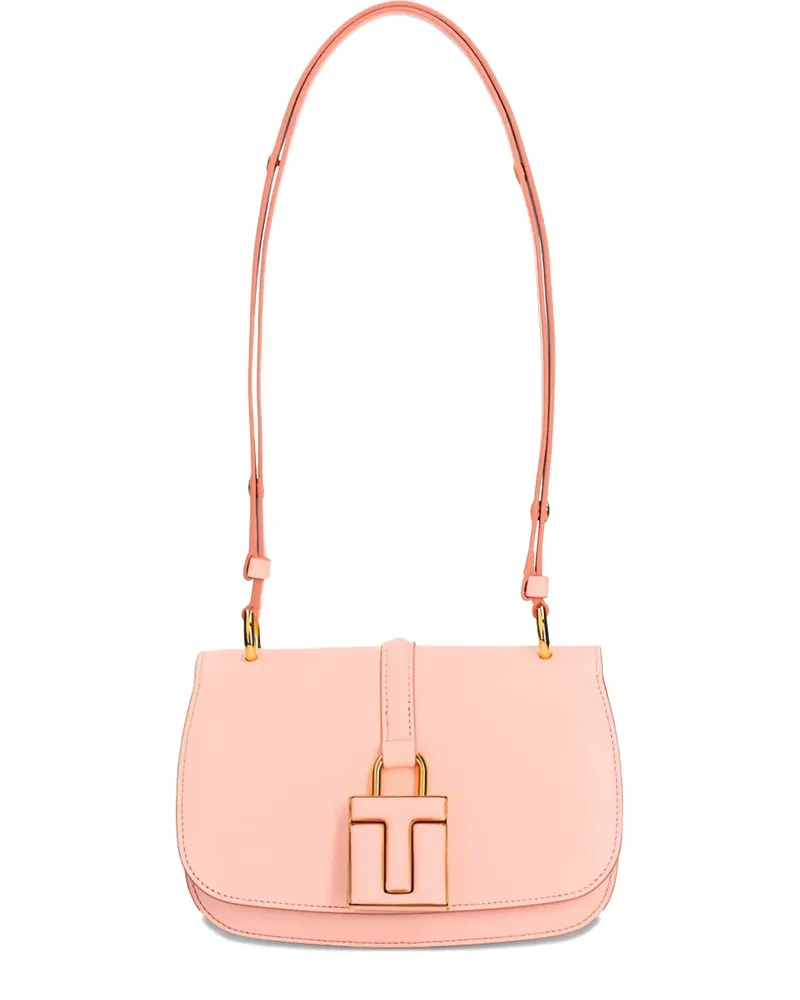 Tom Ford Mini Schultertasche mit Klappe - Rosa Rosa