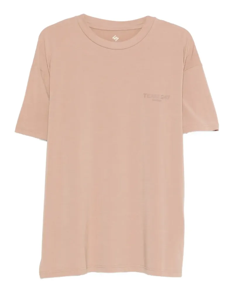 REPRESENT T-Shirt mit Logo-Print - Nude Nude