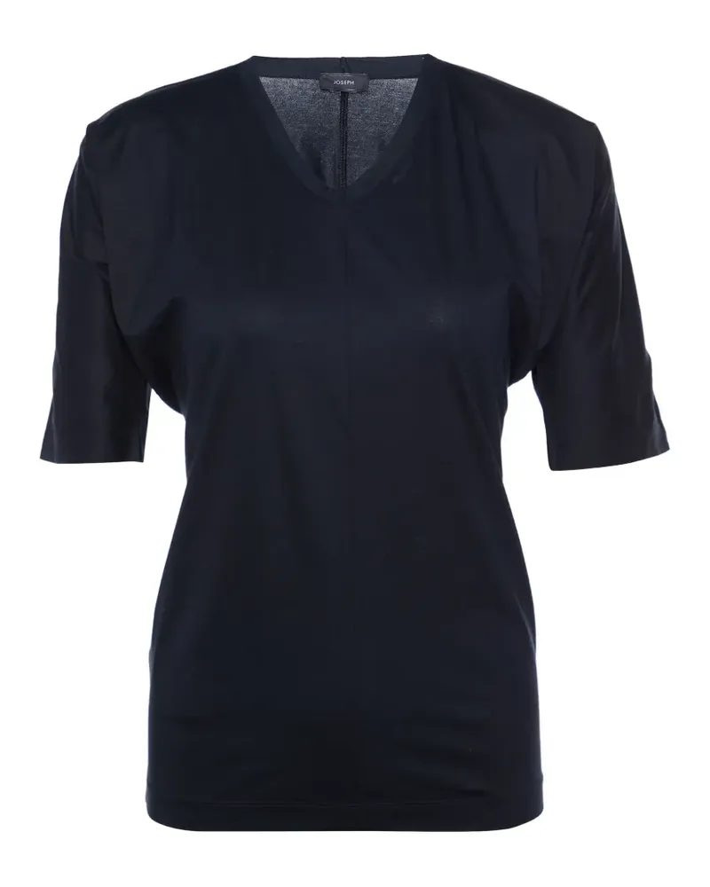 Joseph V-neck cotton T-shirt - Schwarz Schwarz