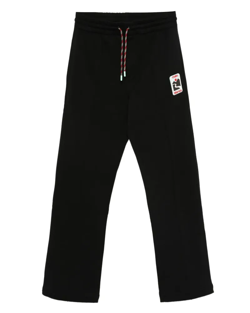 Casablanca Paris Jogginghose mit Logo-Applikation - Schwarz Schwarz