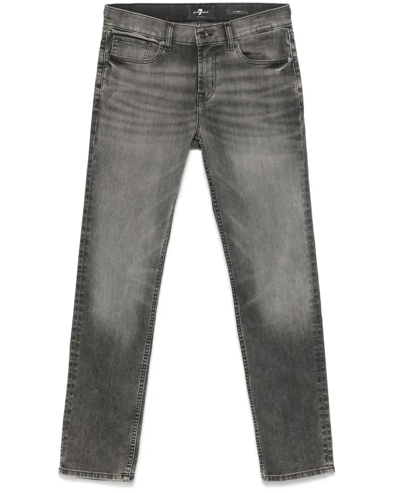 7 for all mankind Slimmy Jeans Schwarz