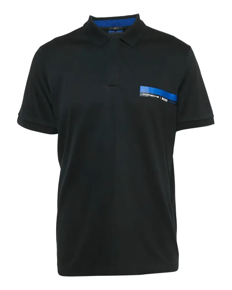 HUGO BOSS Klassisches Poloshirt - Schwarz Schwarz