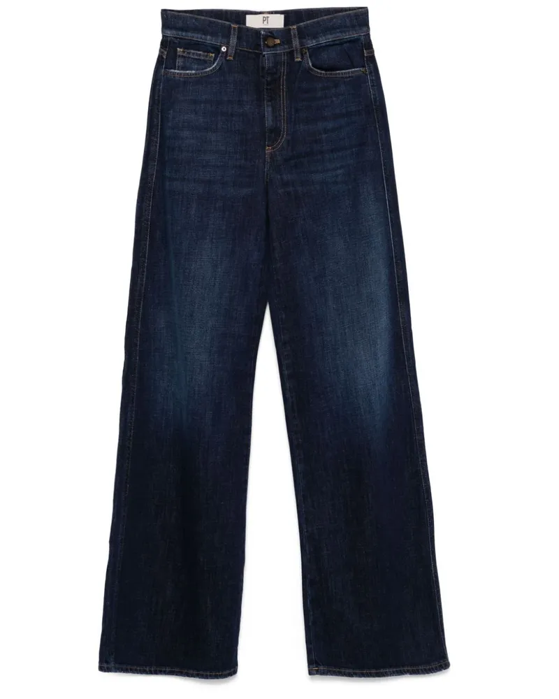 PT TORINO Jeans mit weitem Bein - Blau Blau