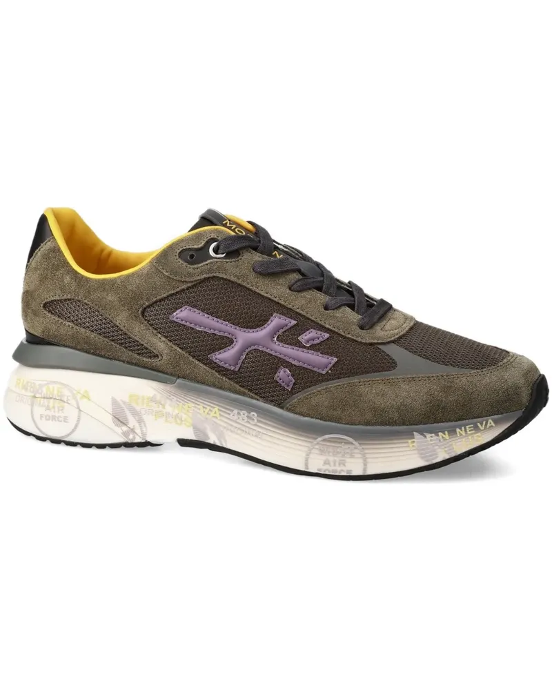 Premiata Moerun 7771 logo platform sneakers - Grün Grün