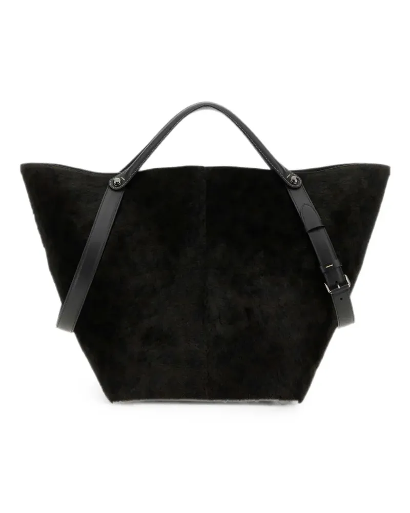 Maison Margiela Tote Bag mit Henkel - Schwarz Schwarz