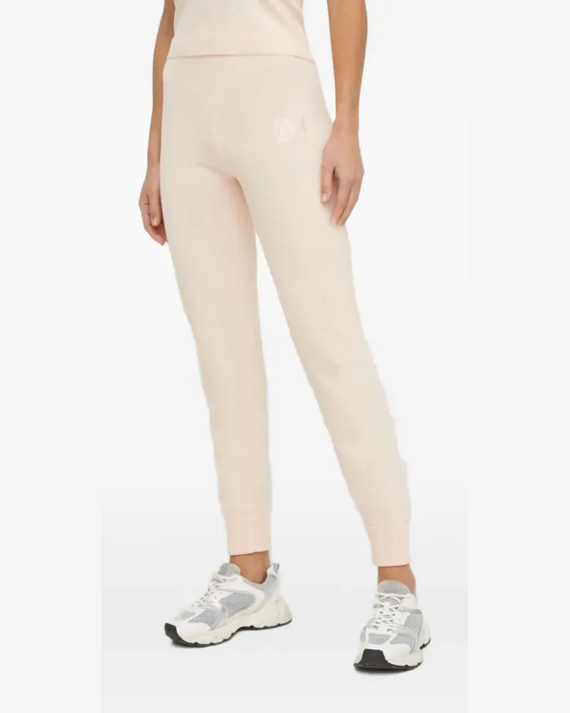 Armani Exchange logo-embroidered track pants - Rosa Rosa
