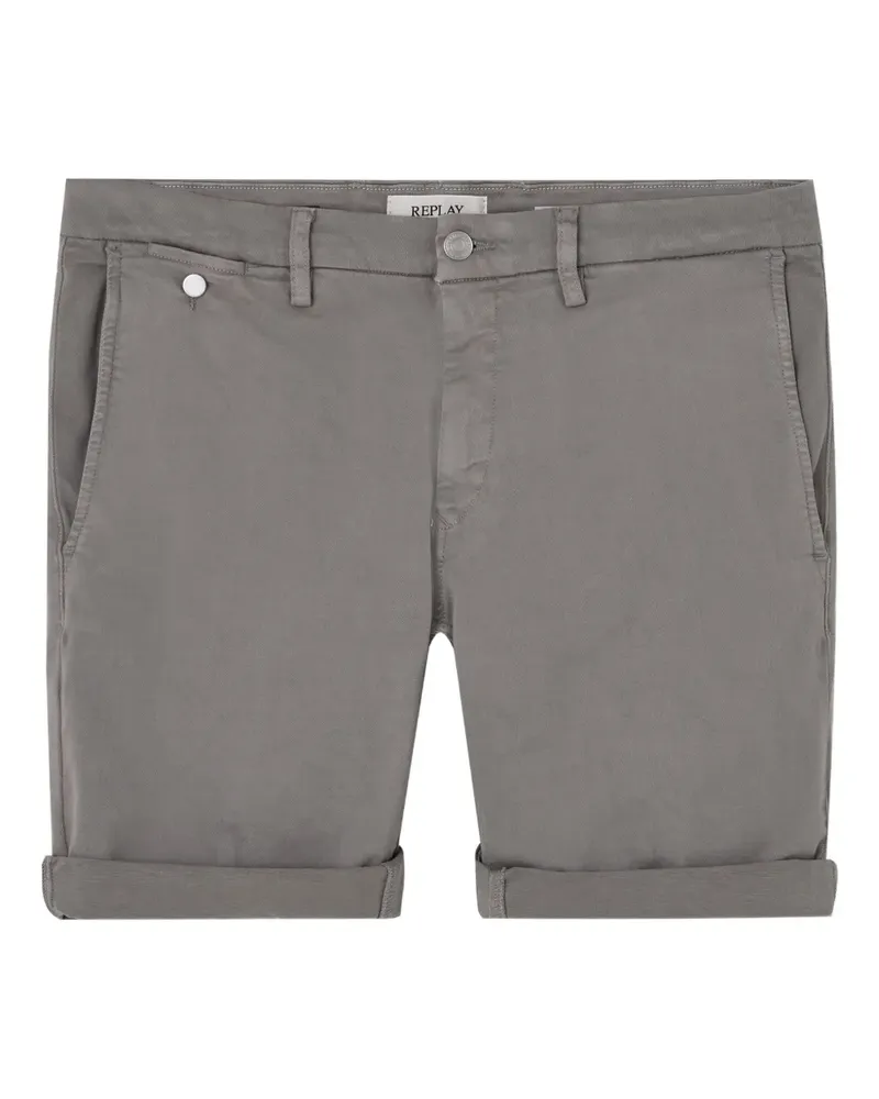 Replay Benni Shorts mit regulärem Schnitt - Grau Grau