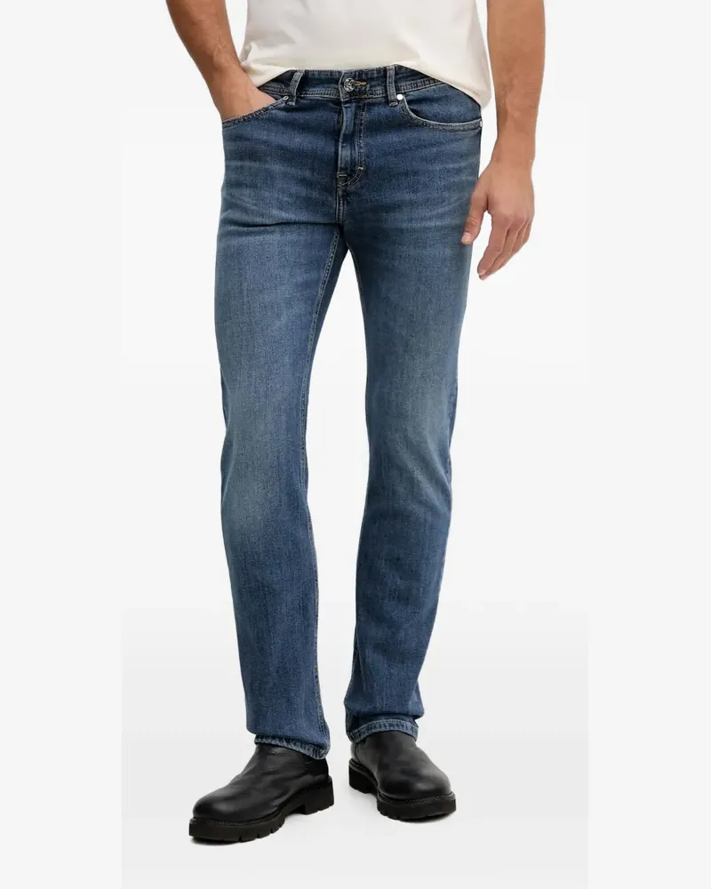 Karl Lagerfeld Schmale Jeans im Five-Pocket-Design - Blau Blau