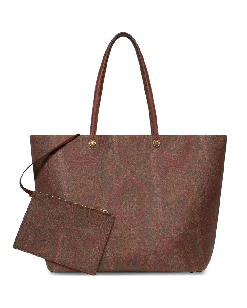 Etro Maxi  Essential Handtasche - Braun Braun