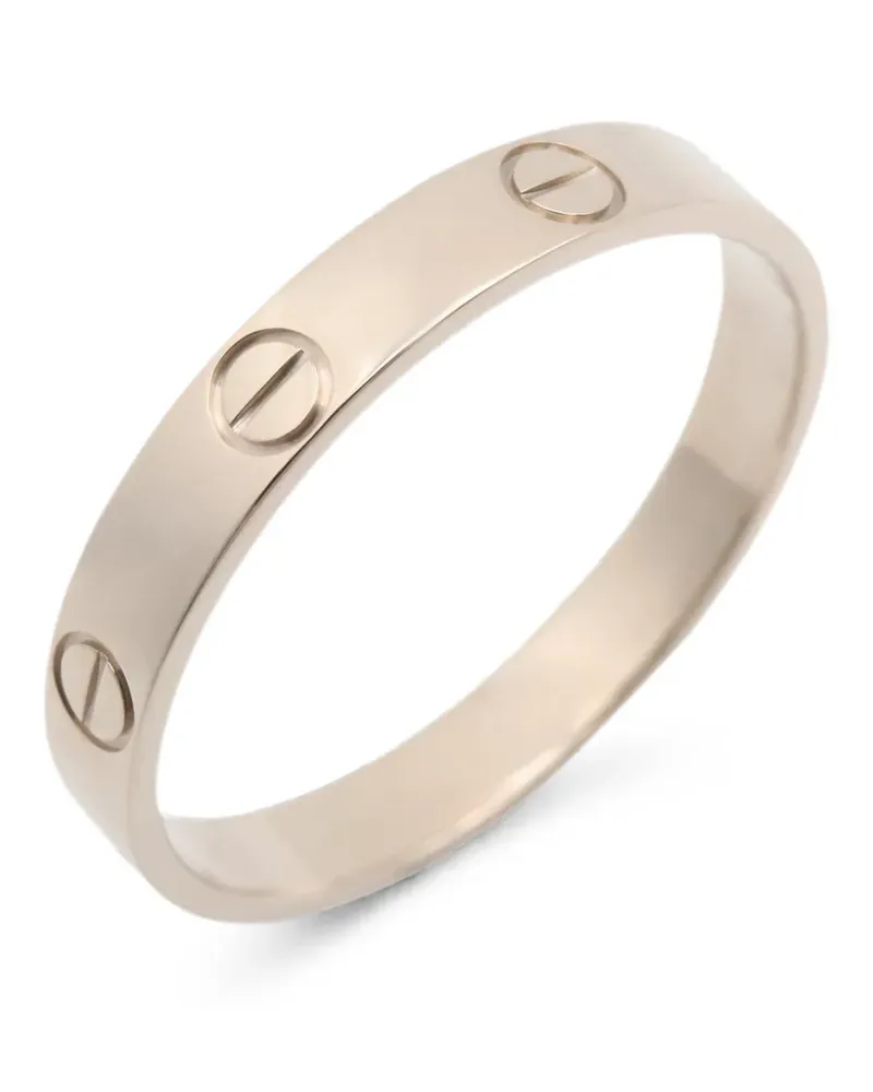 Cartier 2010s mini Love ring - Silber Silber