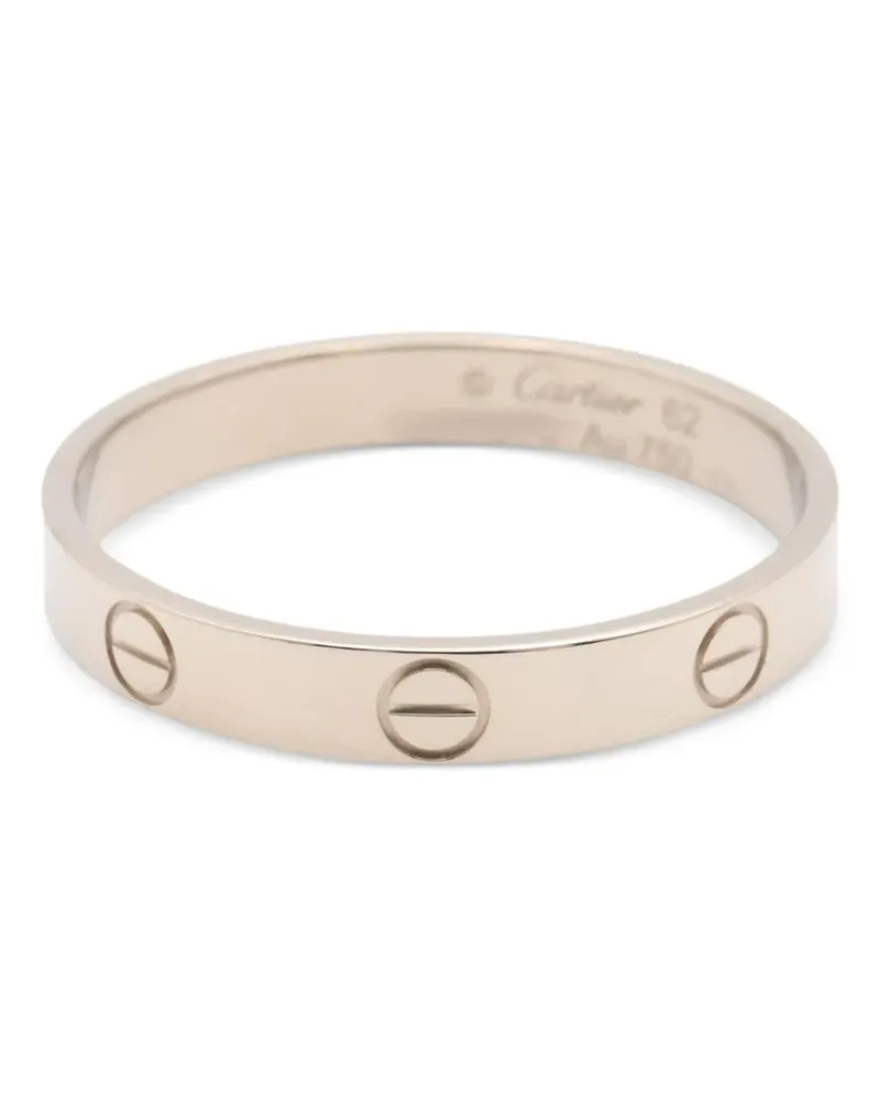 Cartier 2010s mini Love ring - Silber Silber