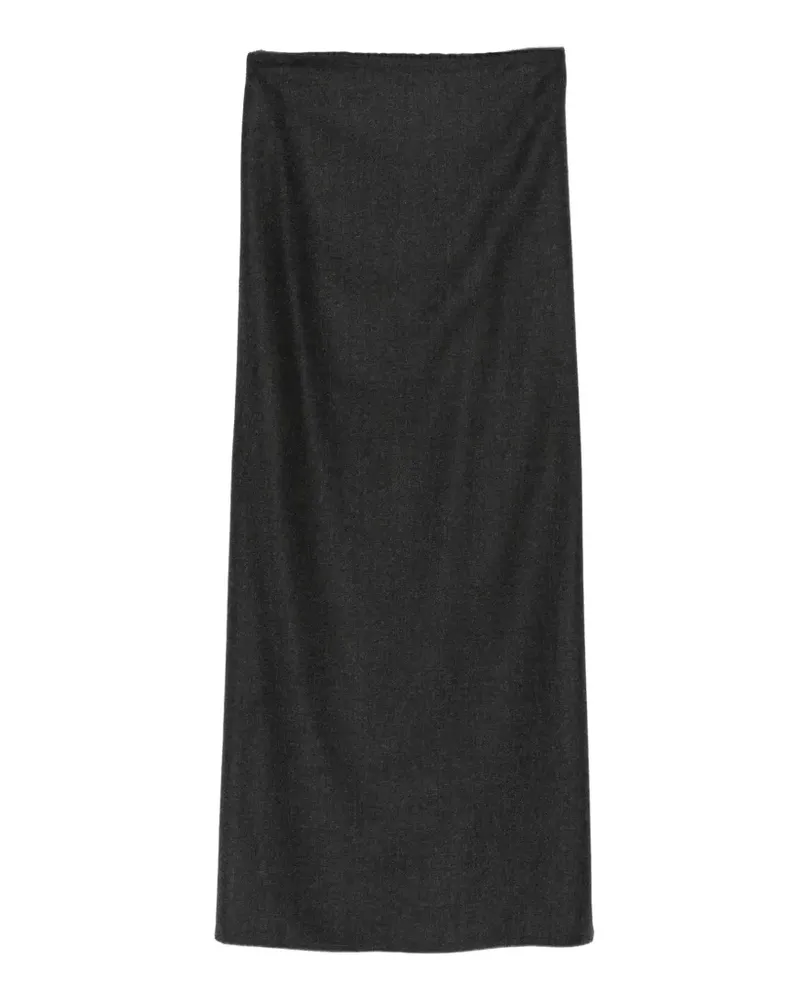 Dušan Flanellrock im Sarong-Style - Grau Grau