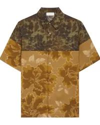 Dries van Noten Hemd mit Blumen-Print Grün