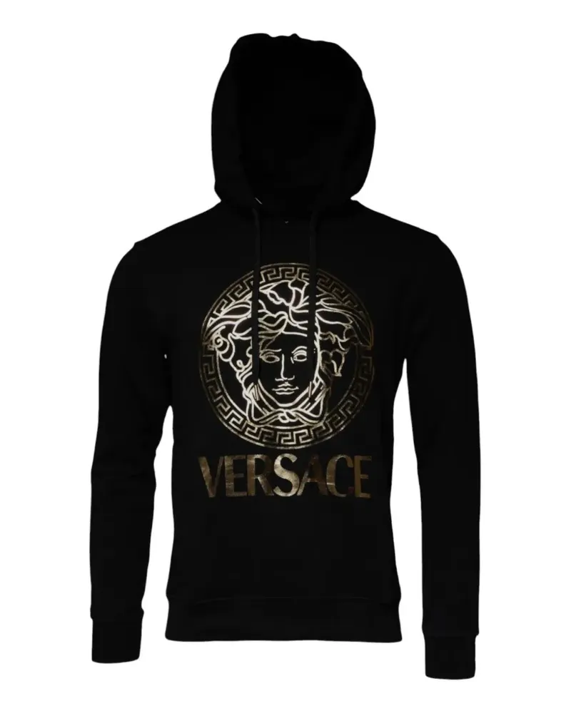 Versace Hoodie mit Medusa-Print - Schwarz Schwarz