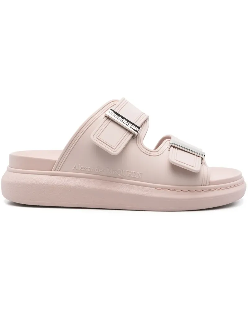 Alexander McQueen Sandalen mit Logo-Gravur - Rosa Rosa