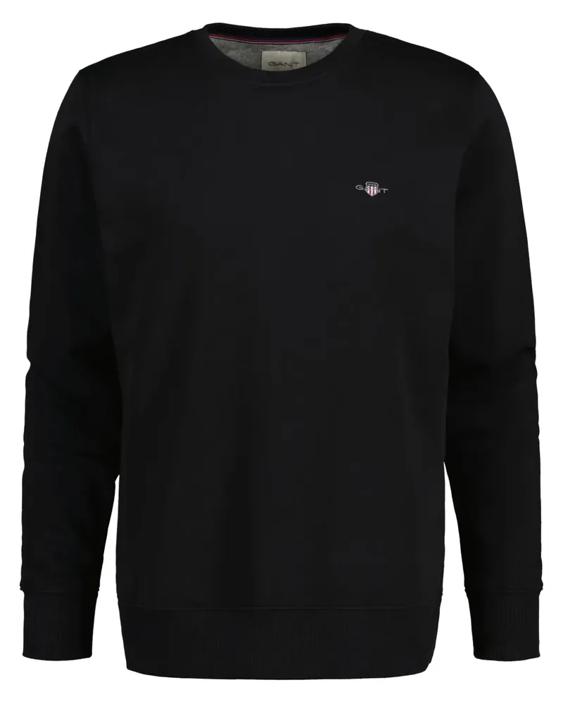 Gant Shield Sweatshirt - Schwarz Schwarz