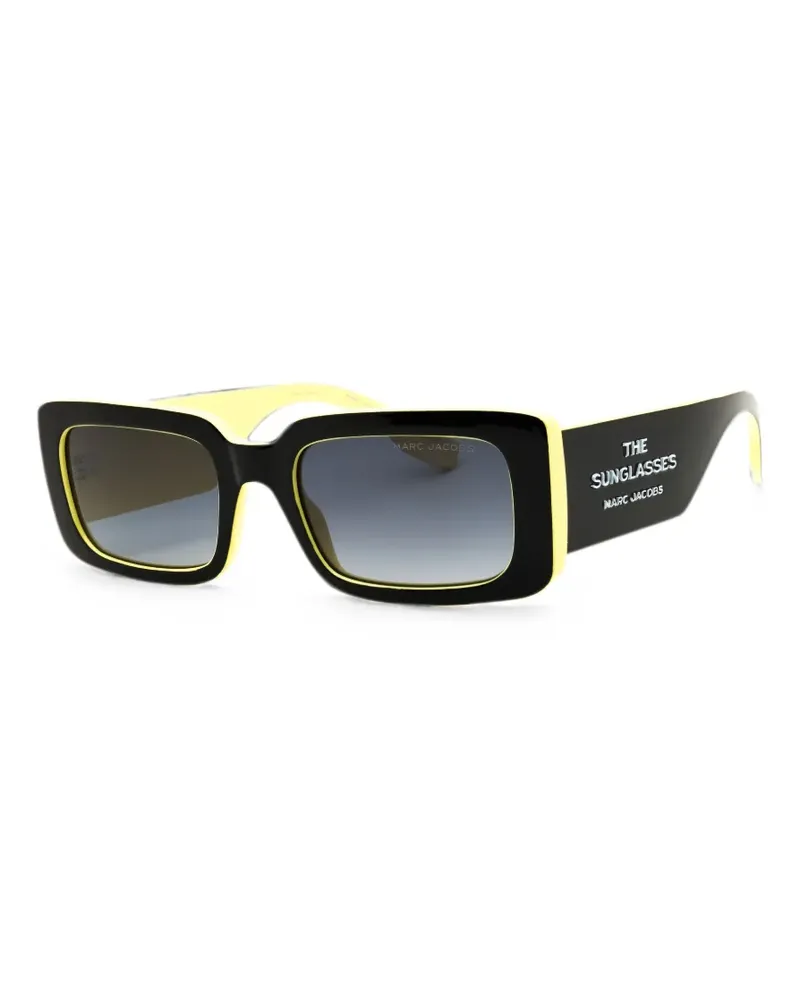 Marc Jacobs rectangle-frame sunglasses - Schwarz Schwarz