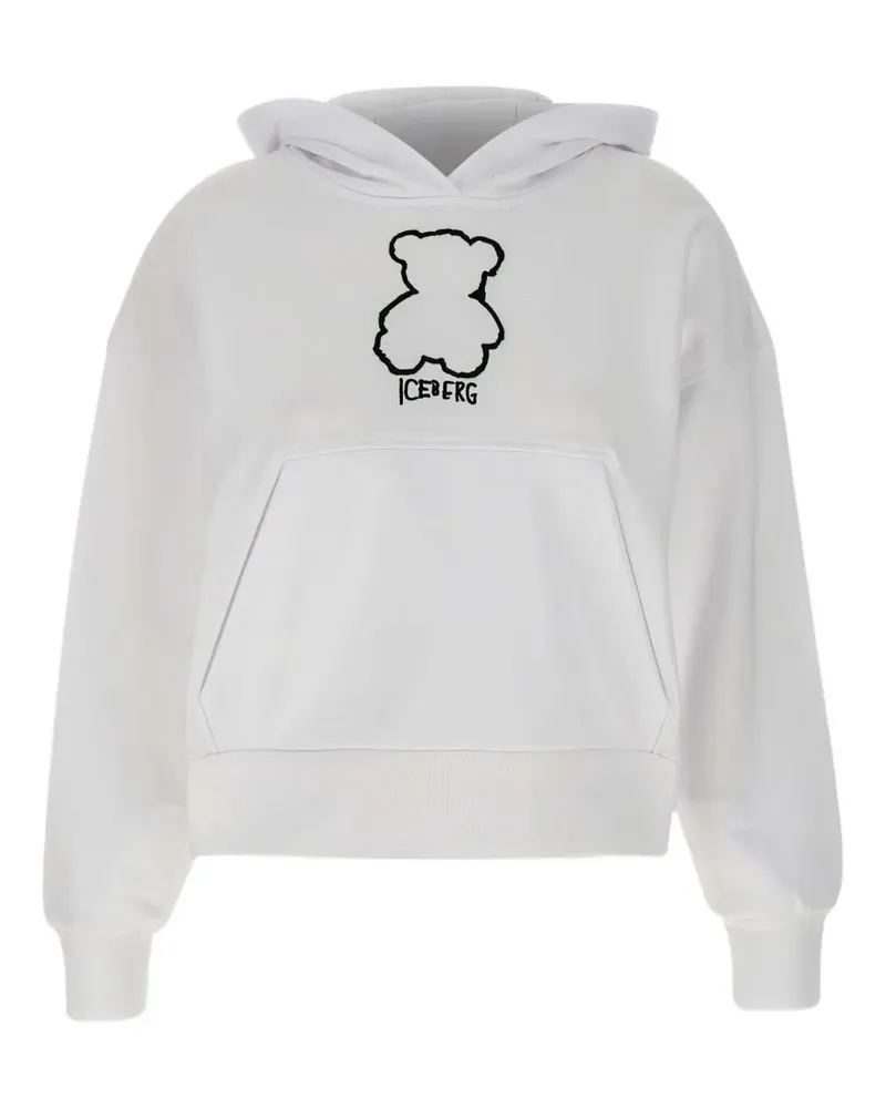 Iceberg Klassisches Sweatshirt - Weiß Weiß