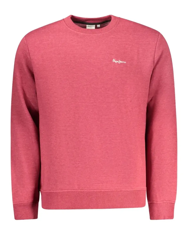Pepe Jeans logo-embroidered sweater - Rot Rot