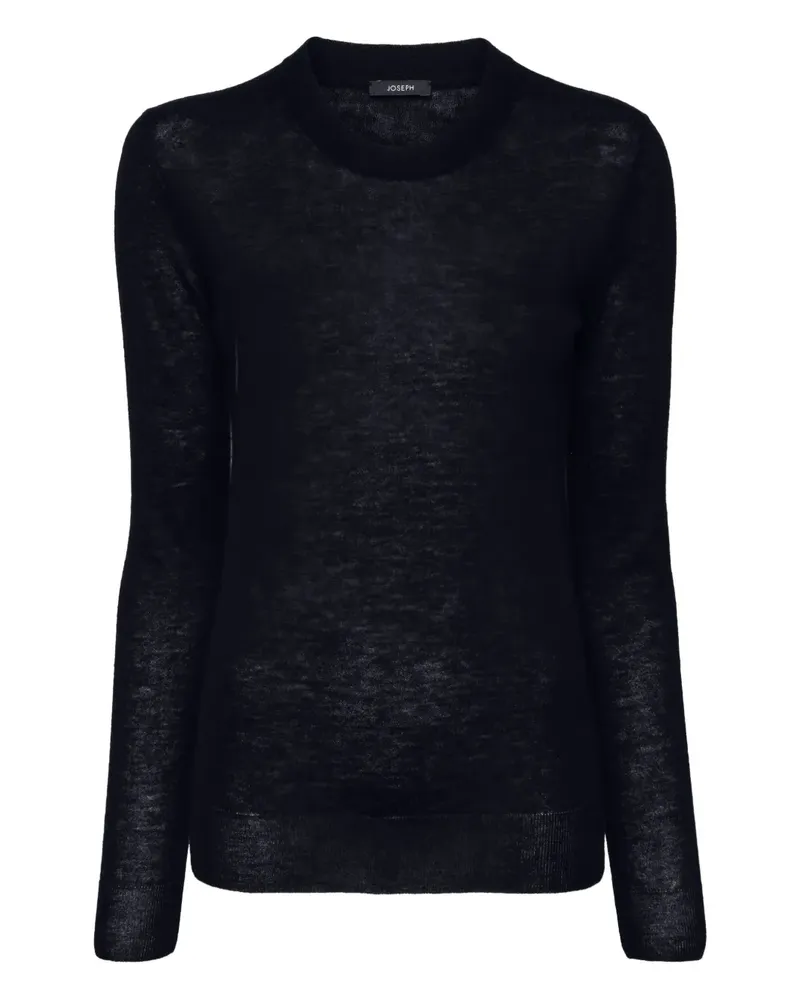 Joseph Kaschmirpullover mit rundem Ausschnitt - Schwarz Schwarz