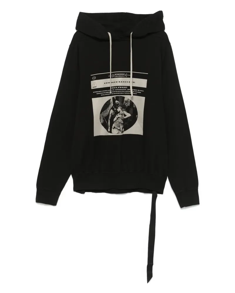 DRKSHDW by Rick Owens Hoodie mit grafischem Print - Schwarz Schwarz