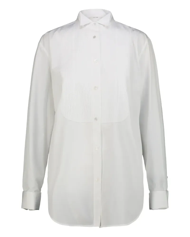 The Row Erelia pleated shirt - Weiß Weiß