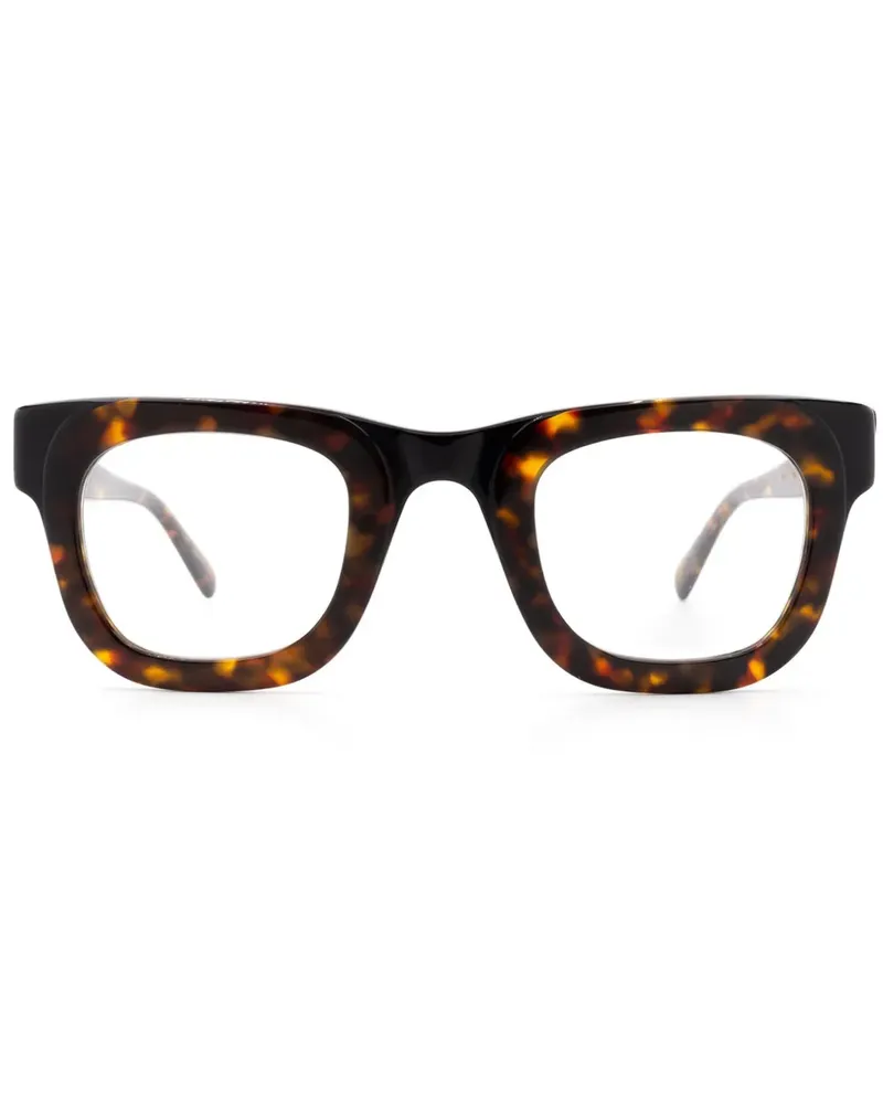 MOSCOT Eckige 'Fritz' Brille - Braun Braun