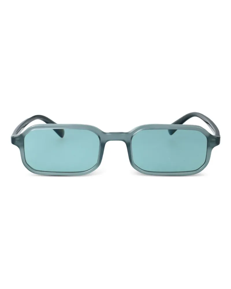 Emporio Armani Sonnenbrille mit eckigem Gestell - Blau Blau
