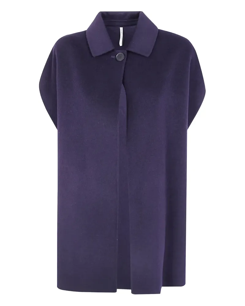 Liviana Conti Nora Cape mit Kragen - Blau Blau