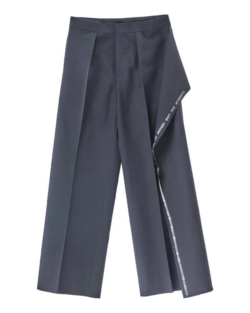 Moschino Cimosa Hose mit Falten - Schwarz Schwarz
