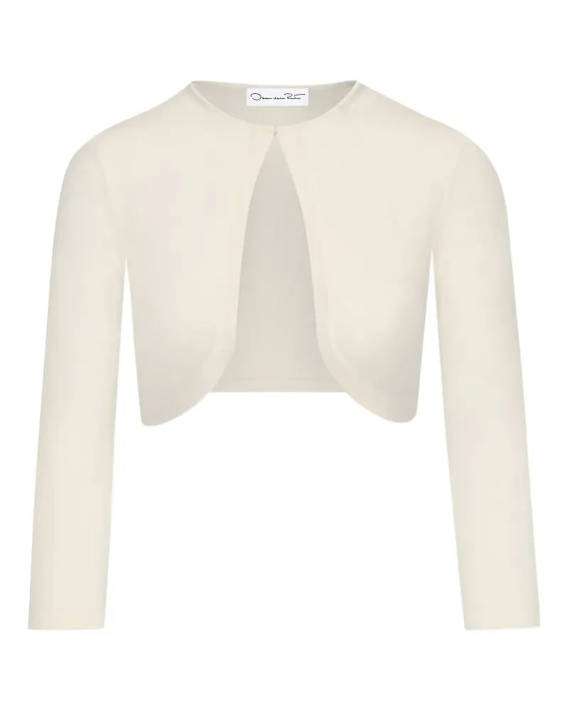 Oscar de la Renta Bolero mit Dreiviertelärmeln - Nude Nude