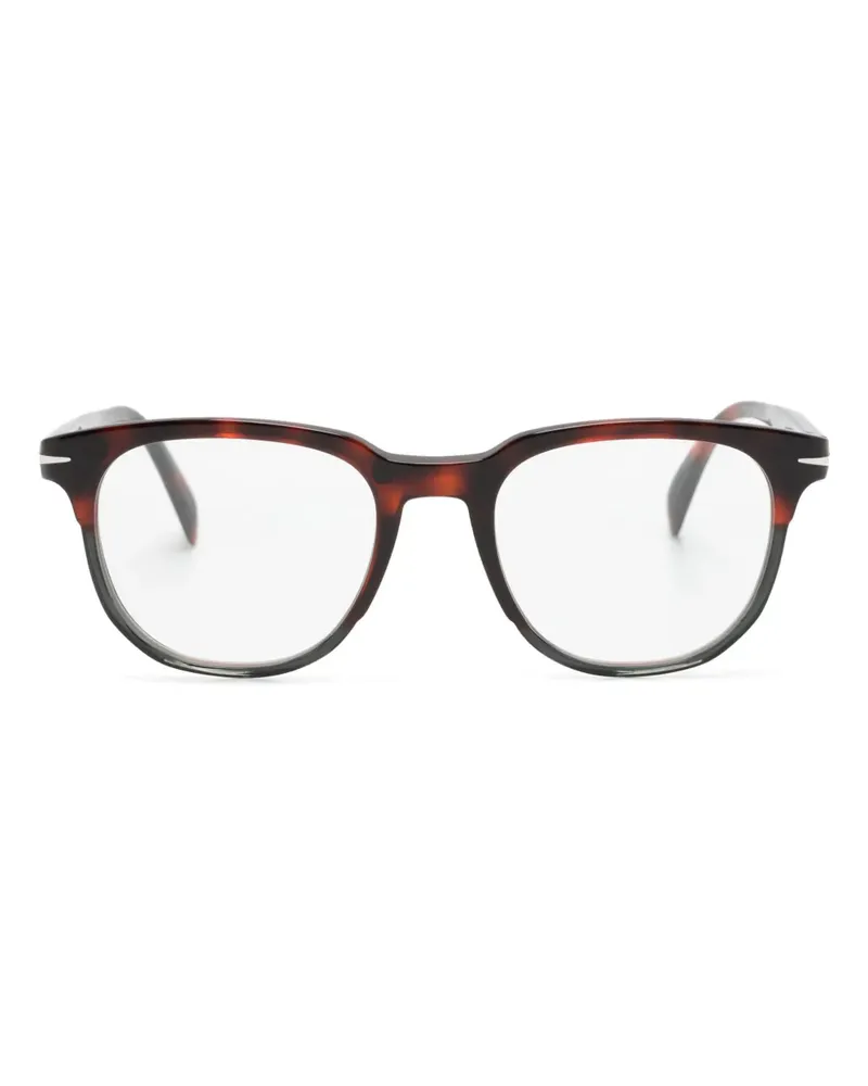 EYEWEAR by DAVID BECKHAM Sonnenbrille mit breitem Gestell - Braun Braun